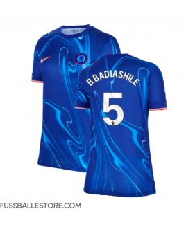 Günstige Chelsea Benoit Badiashile #5 Heimtrikot Damen 2024-25 Kurzarm